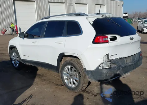 2016 Jeep Cherokee Limited from USA, damaged, VIN 1C4PJMDBXGW169853